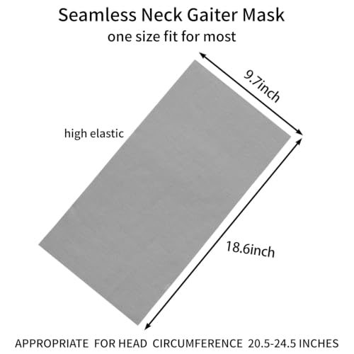 Image of Neck Gaiter Masks Tube Scarf,Seamless Bandanas Buffs Gators,Ourdoor Face Mask Face Covering Multi Headwear