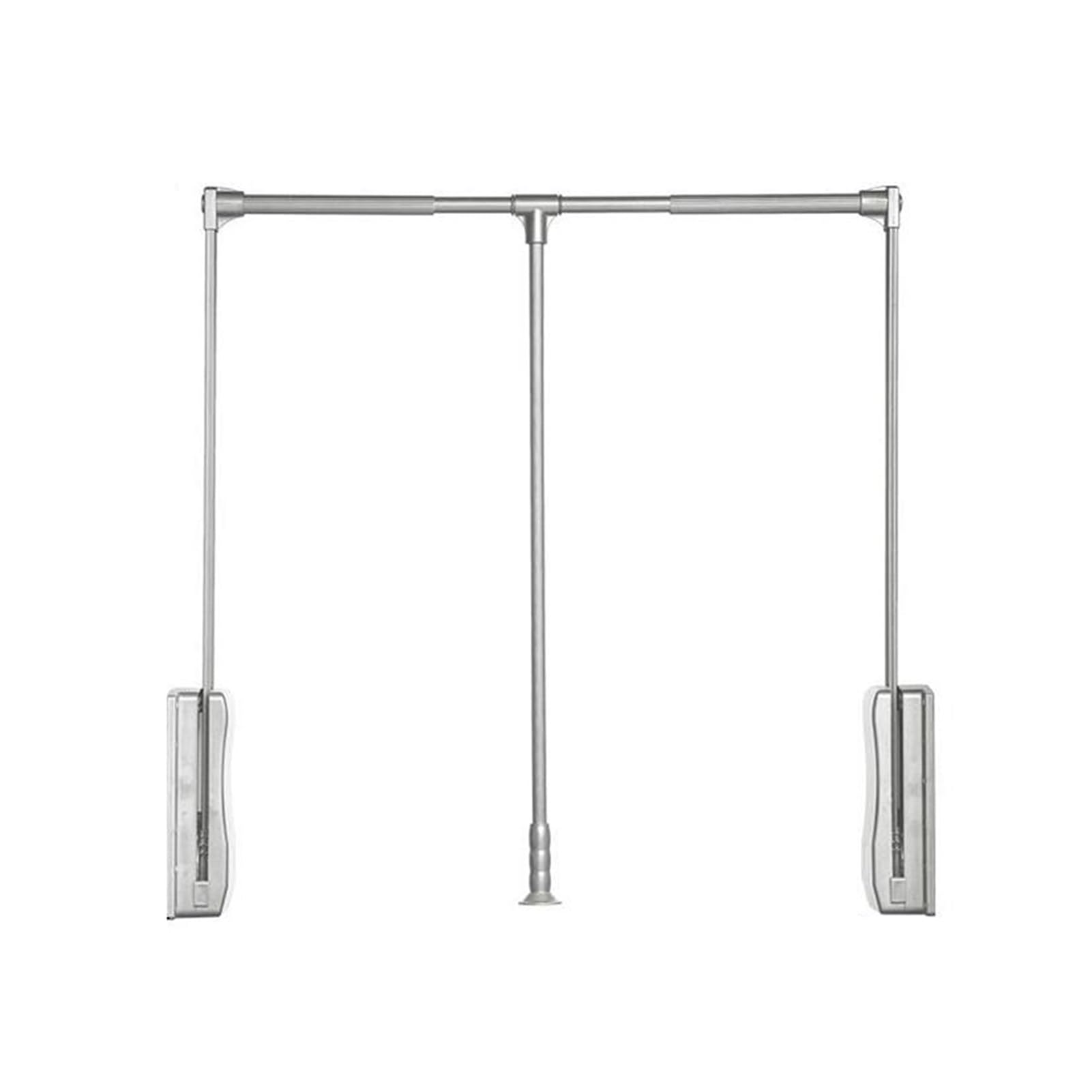Tringle à vêtements hydraulique escamotable double support de luxe