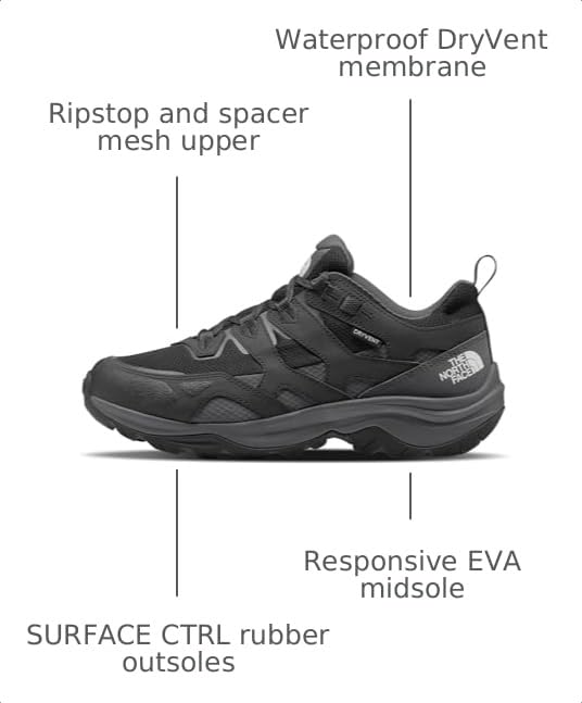 Image of THE NORTH FACE Men's Hedgehog 3 Waterproof Hiking Boot | Ripstop Leather Upper, Rubber Outsole
