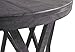 Signature Design by Ashley Sharzane Rustic Round End Table Made of Solid Pine Wood, Gray with Weathered Finish