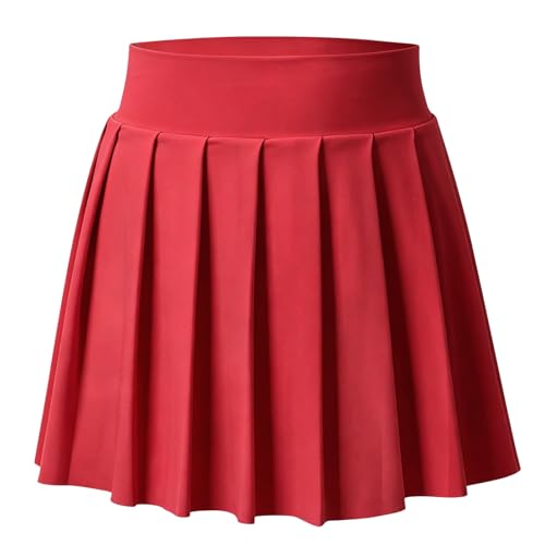 Image of Bezioner Girls Tennis Skirt A-Line Pleated Skirt with Shorts Pocket Uniform Skort for Golf Athletic Cheerleading