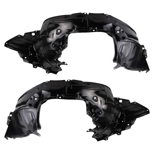Image of TRQ Front Inner Fender Liner Set Compatible with 2013-2019 Nissan Sentra NI1248133 NI1249133