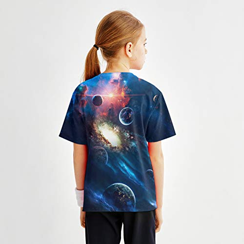 Image of Hgvoetty Boys Girls Graphic T-Shirts Kid 3D Casual Tops Tees for 6-16 Years | Youth Novelty Shirts, Bright Eye-Catching Design, Lightweight and Soft Material, Suit for Daily Sport, Party and School Wear