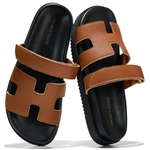 Project Cloud 100% Genuine Leather Sandals for Women Footwear -