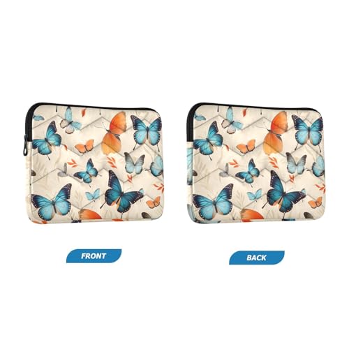 Funda para portátil 13-14 pulgadas con diseño de mariposas miniatura 2