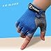 HUBGFEQ 1Pair Half Finger Gloves Breathable Non-Slip Gel Gloves Cycling Riding Biking Outdoor Sports-Pink-L