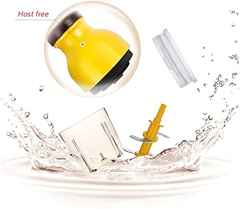 Máquina para fazer comida de bebê, máquina multifuncional pequena para bebês, polia verde amarela (c