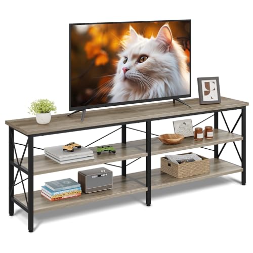 WLIVE TV Stand up to 70 Inch TV, 63" Entertainment