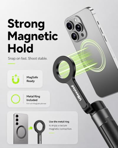 Image of UBeesize 71 inch Phone Tripod Stand & Magnetic Selfie Stick Tripod for iPhone