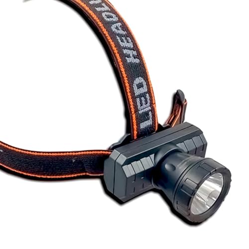 Lanterna De Cabeca Prova Dagua Farol De Cabeça Potente Forte 500 Lúmens 3 Modos de Iluminação Alcanc
