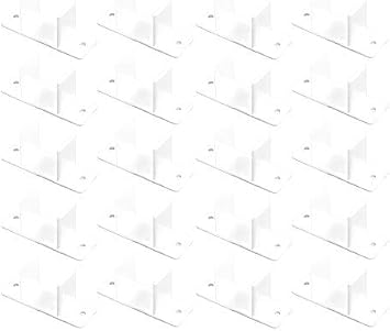Weatherables | AWBR-STRING20-2 | Pergola Joist Clips for 2 Inch Rail | for A 1.5 Inch Rail | White | Vinyl
