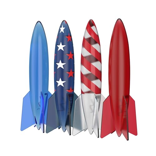 In The Swim Cipton Summer Rush Americana LED Torpedo Diver 4pack LSPLUTD105RWB