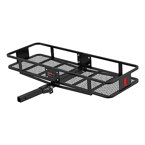 CURT 18151 Cargo Basket Hitch Trailer Hitch Cargo Carrier 500 lbs. Capacity 58-Inch x 20-Inch x 5-1/2-Inch Fits 2-Inch Receiver