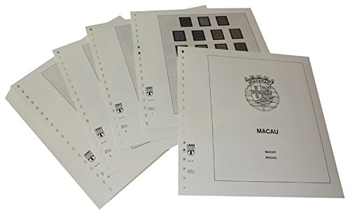 Feuilles pré-imprimées Macao LINDNER Das Original 1884-1986 de haute qualité