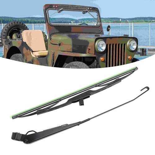 Image of Yosoo Health Gear UTV Windshield Wiper Motor Kit 7731000001 Long Shaft 12v Universal Wiper Motor with Arm and for Fishing Boat ATV UTV