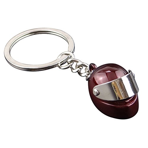 Preisvergleich Produktbild MSYOU, Schlüsselanhänger, dunkelrot, 8 x 2.8 x 2 cmcm