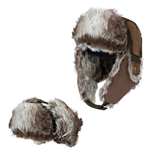 (シッギ)Siggi パイロットキャップ 防寒 帽子 ロシア帽子 フ