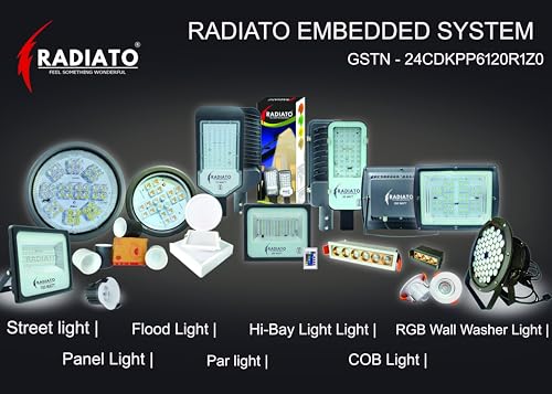 Image of Radiato 7W LED COB Cylinder Spot Light - Surface Mounted Downlight, Adjustable Ceiling /Wall Light for Home, Balcony, Hallway, Showcase, Restaurant, Hotel - Black Metal Body