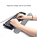 Poualss Memory Foam Set Keyboard and Mouse Wrist Pad Rest,Cushion Support for Office,Gaming,Computer,Laptop and Mac,Pain Relief& Easy Typing (Gray)