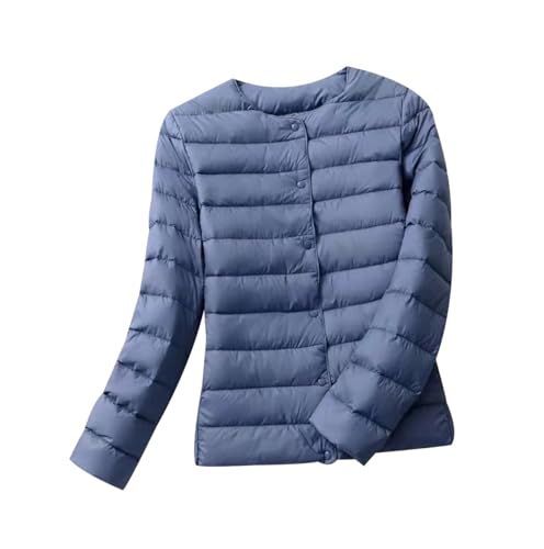Plumas Ligeros Mujer Chaqueta Plumifero Ultraligero Mujer Abrigo Plumas Plumon Mujer Invierno Plumífero Ultraligero Mujer Plumiferos Ligero Cazadora Plumas Mujer Puffer Down Jacket Women Morado XXL
