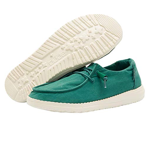 Image of HEYDUDE Women's Wendy Stretch Canvas Slip On Shoes | Easy On Loafer