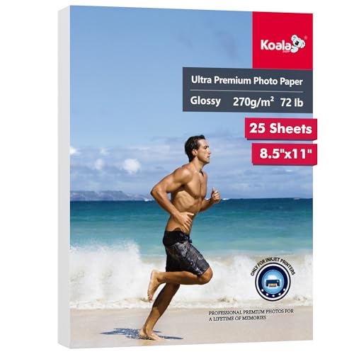 Papier photo brillant jet d'encre Koala anti-bavure waterproof