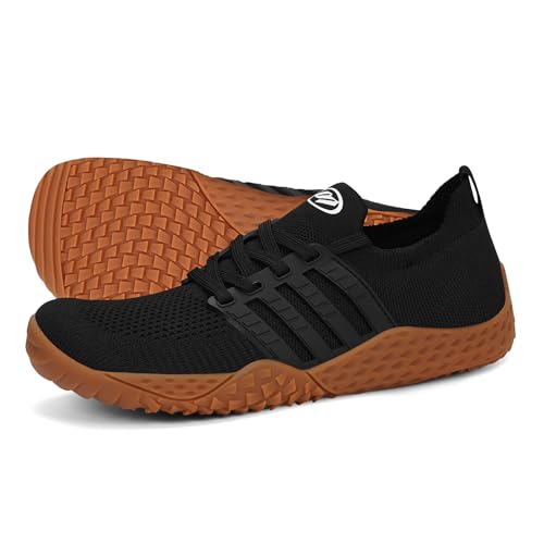 Barefoot Shoes Women Men Wide Toe Box Zero Drop Minimalist Sneakers Casual Breathable Walking Shoe Hiking Barefoot Footwear for Walking Running Camping Beach Grounding Sport
