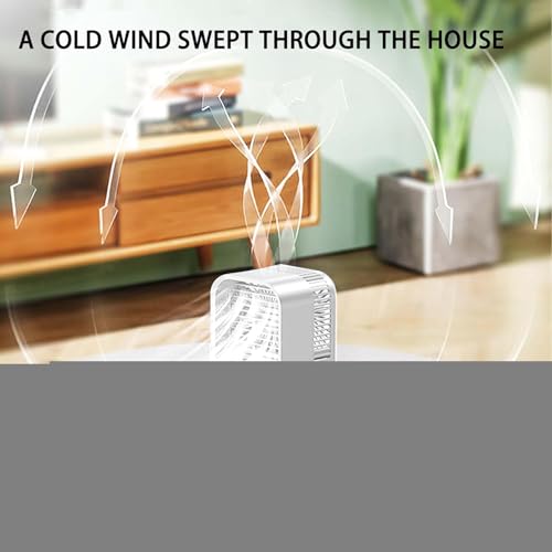 Ventilateur de bureau compact circulation d'air USB table portable - 6