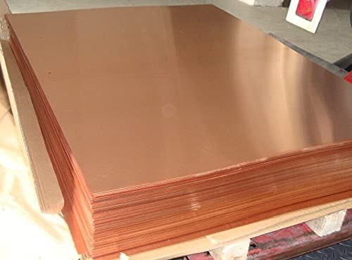 LASTRA IN RAME SPESSORE 2 mm DIMENSIONE 30 X 30 cm...