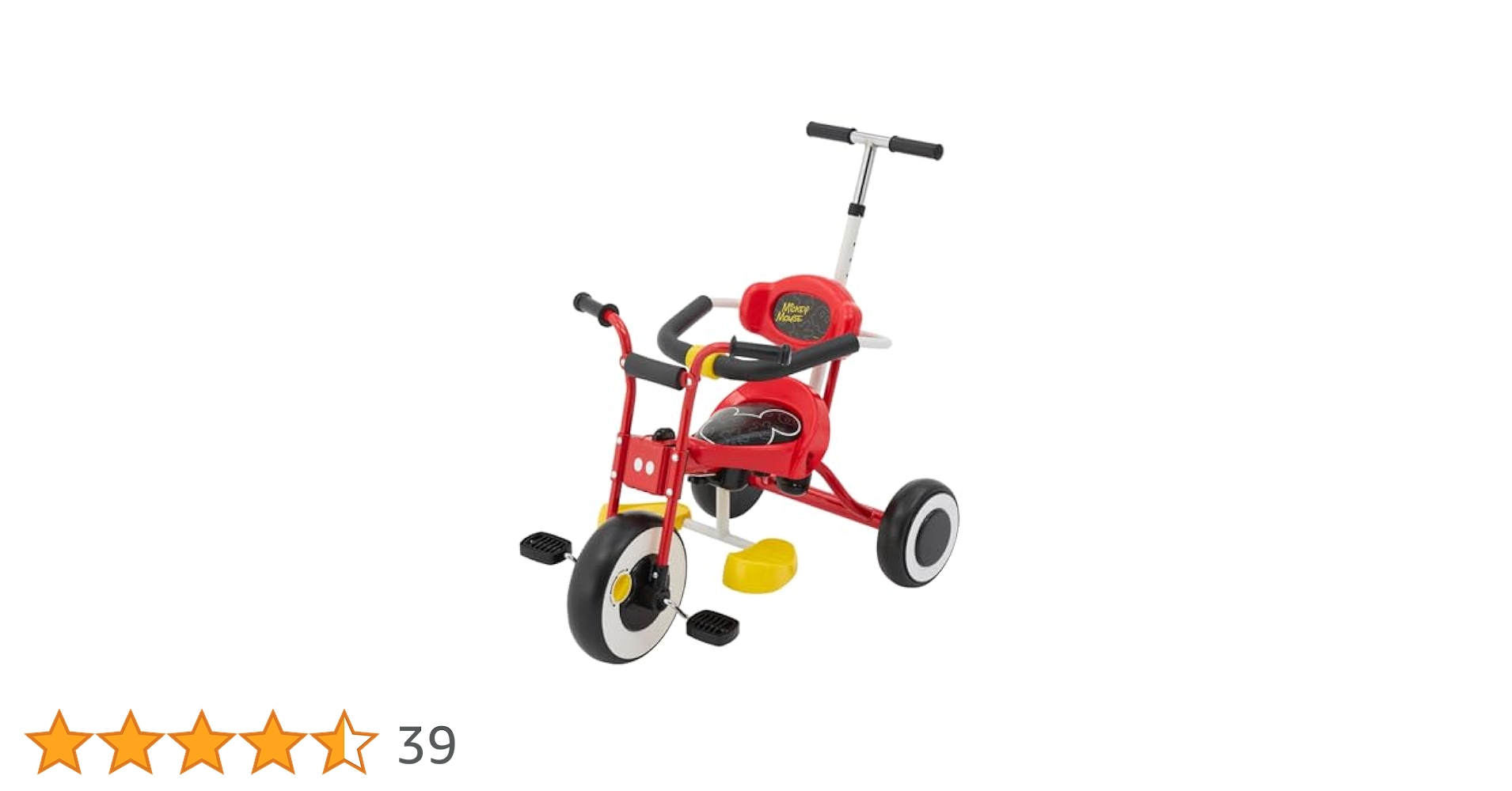 【公式EC限定】アイデス ディズニー 三輪車　(ミッキー) 41uHrN0YztL.jpg_BO30,255,255,