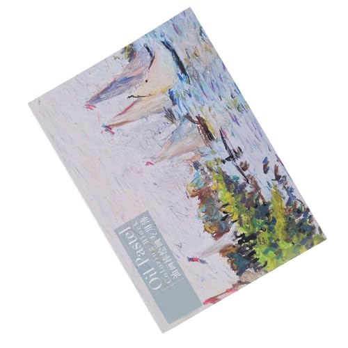 Yosoo Health Gear A4 Oil Painting Paper, Oil Pastel Sketch Book, Artist Sketch Pad, A4 Pastel Paper 20 Sheets, 210x297mm - Image 2