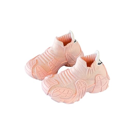 Children's Breathable Mesh Sneakers Boys Girls Thick Bottom Comfortable Casual Shoes Non-Slip Lightweight Running Shoes Street Mesh Casual Walking Shoes