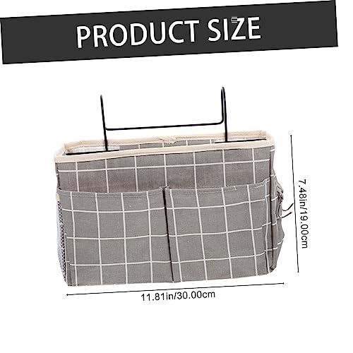 Espacio dormitorio ordenado con la bolsa colgante PRETYZOOM de dos piezas para la cama 4