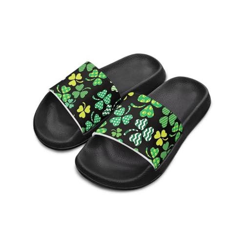 Image of Boy & Girls Slide Sandals Kids Shower Shoes Non Slip Summer Slippers Beach Sandals