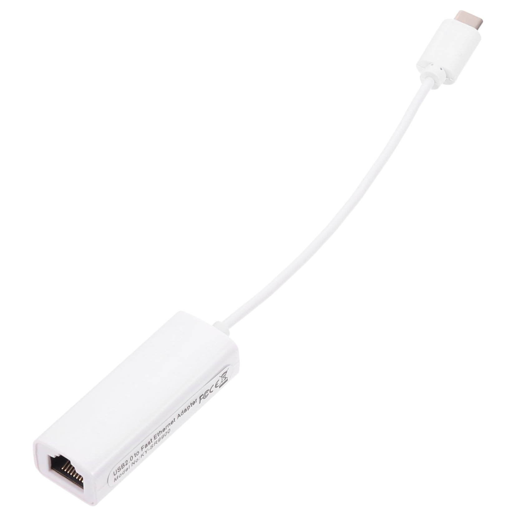 OKUMEYR 1Pc USB Ethernet Adapter High Converter for and Laptops USB Ethernet Converter Compatible with Multiple Systems No Driver Needed