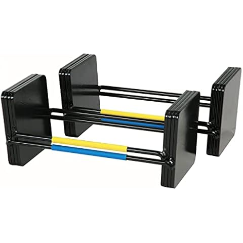 POWERBLOCK Elite EXP 50-70 lb. Dumbbell Kit, Stage 2 Expansion Kit, Only Compatible After Stage 1 Elite EXP Adjustable Dumbbells Purchase, Durable Steel, Innovative Workout Equipment, 20 lbs, Black Cover