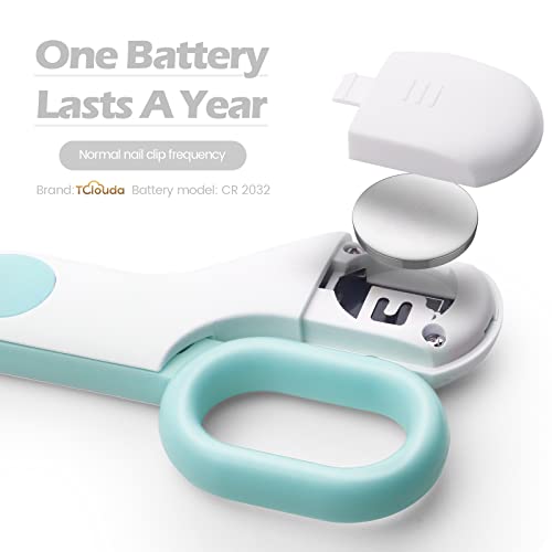 Tclouda Dog/Cat Nail Trimmers,Nail Clippers For Small Animals,Led Light Can Avoid Excessive Cutting,Suits For Dogs,Cats,Puppies,Kittens,Birds,Hedgehogs,Ferrets, Rabbits,Hamsters,With The Battery,Blue #TOP2