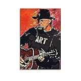 Enartly Leinwand Bilder Neil Young Poster und Wandkunst 