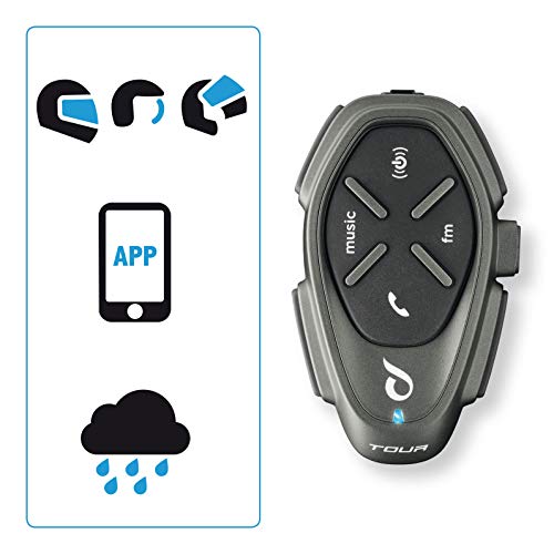 Interphone Cellularline TOUR | Motorfiets Bluetooth Communicatiesystemen - 4 motorrijders 1,5Km - Een Gespreksduurtijd… - Image 5