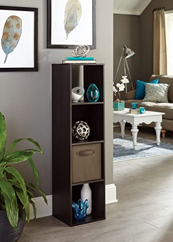 image for ClosetMaid Cubeicals 4 Cube Storage Shelf Organizer, Stackable, Vertic
