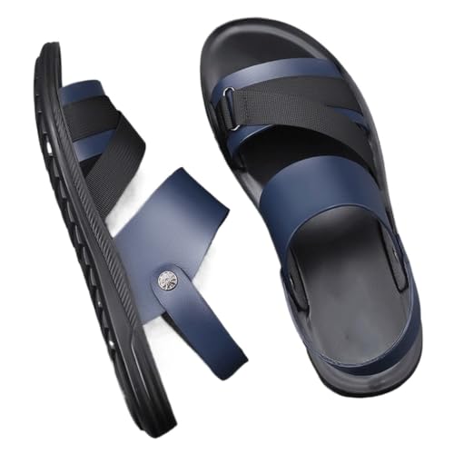 Men Sandals Outdoor Slippers Beach Soft Casual Holiday Sandals(D,40 Code)2