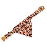 Bandit - Bandana pour Chien - Taille S - Jungle Chic - Tour de Cou 24–28 cm - Attache pour Laisse intégrée - Foulard en Nylon résistant et Doux - Confortable, Durable et Lavable en Machine