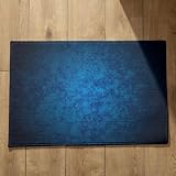EHOMERY Zerbino Ingresso Interno Ufficio Tappeto Antiscivolo Cucina Mobili Arte Geometrica Personalizzato Tappetini Vasca da Bagno 50x80cm, Zerbino Decorativo Cotone Felpato