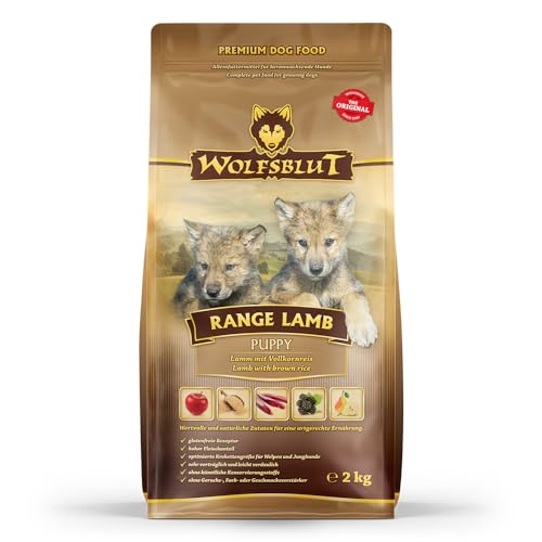 Warnicks Tierfutterservice Wolfsblut Range Lamb Puppy für Welpen mit Lamm und Reis SPARPACK 2x2Kg