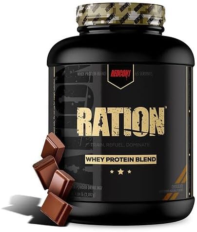 Redcon1 ration whey protein blend 65 servings 2.1 kg chocolate flavor