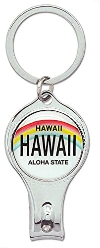 Island Heritage Hawaiian Nail Clipper Keychain - License Plate Hawaii image 2