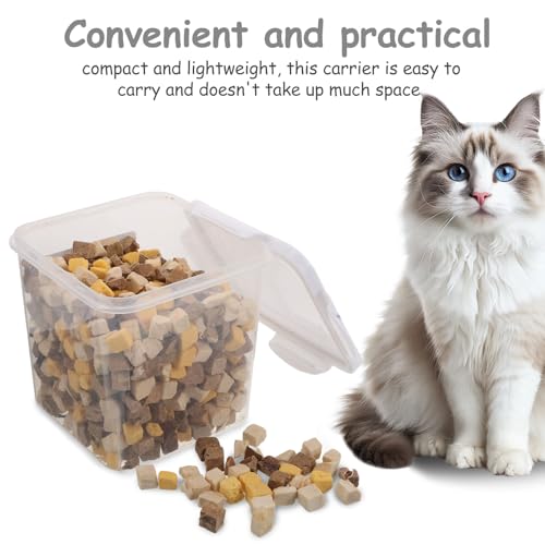 Ciieeo Trockene Leckerlis für Katzen und Kätzchen – Zahnpflege-Kauartikel mit Schweineleber, Eigelb und Hühnchen, Funktionelle Snacks, vitaminangereichert, für drinnen und draußen, 500 g