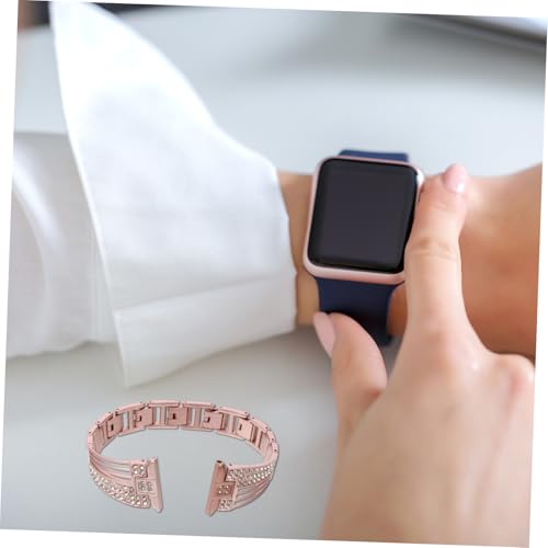 Correa de reloj de acero inoxidable con diseño brillante y acabado de alta gama 5