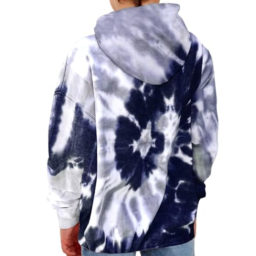 BOVOSHA Kids Hoodie For Boys Girls 3D Tie Dye Hooded Sweatshirt Teen Long Sleeve Pullover Top With Pockets - Image 4
