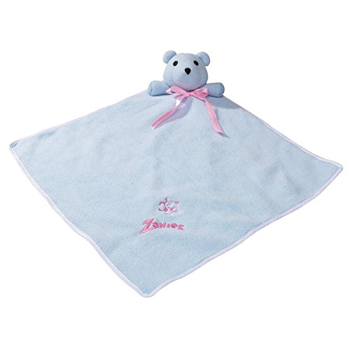 Zanies Snuggle Bear Blanket Dog Toys, Blue
